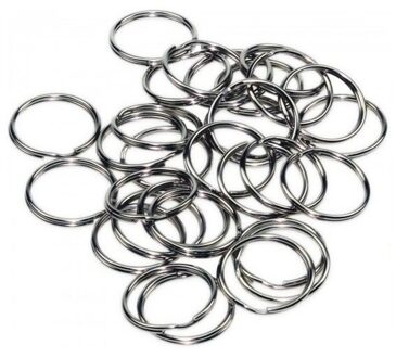 Sleutelringen - Sleutelring - 20 Stuks - 10 x 24mm - 10 x 28mm