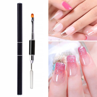 Slice Brush Dual-ended Nail Art Pen Slice Shape Tool Decor Tools Nail Art Tool Use With Uv Gel