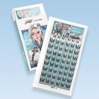 Slice Sticker Series Individual False Eyelashes - 4 Types Glue-free - 13mm# (7 pairs/42 clusters)