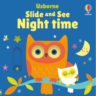 Slide And See Night Time - Slide And See Books - Fiona Watt