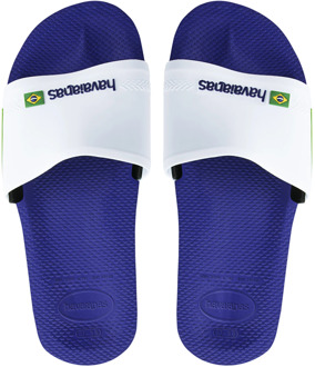 Slide Brasil Blauw - Badslippers - Uniseks - Maat 39/40