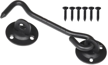 Slide Schuur Deurslot Oog Klink Privacy Haak Voor Garage Swivel Venster Shed Huis Rustieke ronde Base