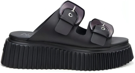 Sliders AGL , Black , Dames - 40 EU