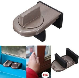 Sliding Sash Stopper Kabinet Sloten Bandjes Deuren Veiligheid Anti-Diefstal Slot Raam Schuifdeur Baby Kids Kind Veiligheid Deur lock Cd