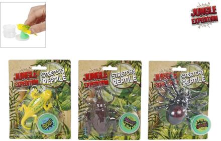 Slijm etend reptiel 11cm verschillende