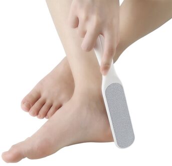 Slijpen Ergonomische Met Handvat Thuis Anti Slip Nat Droog Dubbelzijdig Voet Bestand Pedicure Exfoliërende Dode Huid Remover Eelt Rasp