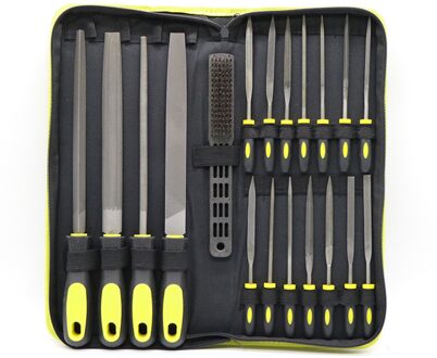 Slijpen Rasp Set 20Pcs Staal Bestand Kit Diverse Rasp Repareren Tool Set Voor Houtbewerking Gereedschap Met Opbergtas