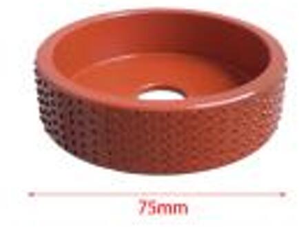 Slijpmachine Accessoires 16 Binnendiameter 75Mm Doorn Schijf Polijstschijf Haakse Arc Platte Thee Lade Bestand Rood