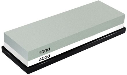 Slijpsteen Slijpsteen 1000/4000 Grit-Messenslijper Steen-Waterstone Rubber Steen Houder Meegeleverd