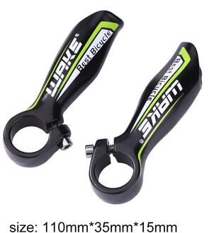 Slijtvaste Berg Fiets Stuur End Grips 22.2Mm Aluminium Rijden Hoorn Rest Stuur Voor Rijden Apparatuur groen