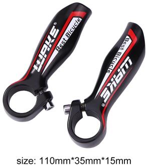 Slijtvaste Berg Fiets Stuur End Grips 22.2Mm Aluminium Rijden Hoorn Rest Stuur Voor Rijden Apparatuur Rood