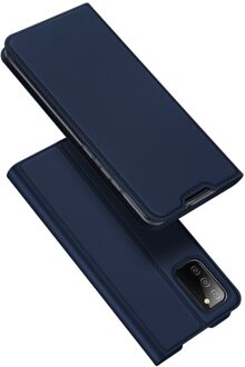 Slim bookcase hoes - Samsung Galaxy A02s - Blauw