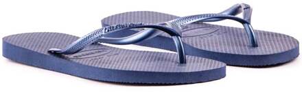 Slim Dames Slippers - Navy Blue - Maat 37/38