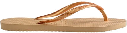 Slim Dames Slippers - Rose Gold - Maat 41/42