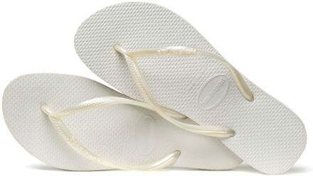 Slim Dames Slippers - White - Maat 37/38
