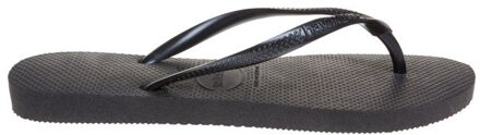 Slim Dames Slippers - Zwart - Maat 39/40