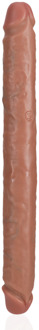Slim Double Ended Dong 14 / 35,6 cm - Tan