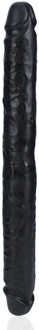 Slim Double Ended Dong 14 / 35,6 cm - Zwart