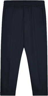 Slim elasticated pantalons Blauw - L