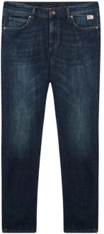 Slim Fit Denim Jeans Blauw Roy Roger's , Blue , Heren - W30,W33,W35,W31