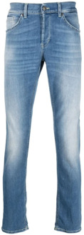 Slim Fit Denim Jeans Dondup , Blue , Heren - W29