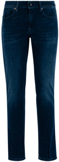 Slim Fit Denim Jeans Re-Hash , Blue , Heren - W35,W33,W36,W34,W40,W38