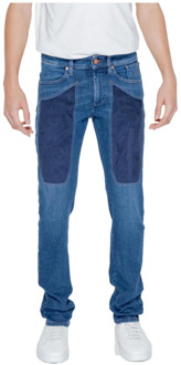 Slim Fit Heren Jeans Lente/Zomer Collectie Jeckerson , Blue , Heren - W28,W40,W35,W36,W33,W32,W30,W34,W29,W31,W38
