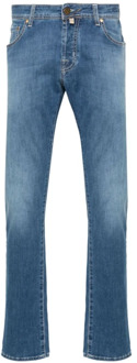 Slim-fit Jeans Jacob Cohën , Blue , Heren - W32,W34,W36,W35,W33