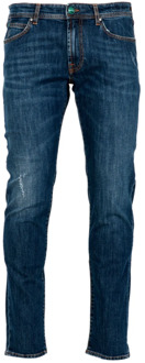 Slim-fit Jeans Roy Roger's , Blue , Heren - W31