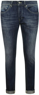Slim-Fit Jeans, Stijlvol en Comfortabel Dondup , Blue , Heren - W29,W40