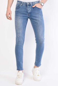 Slim fit jeans stretch broek dc Blauw - 36
