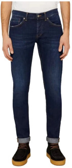 Slim-Fit Jeans voor Heren Dondup , Blue , Heren - W28
