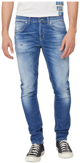 Slim-fit Jeans voor Heren Dondup , Blue , Heren - W29