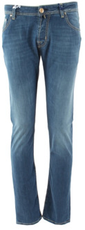 Slim-Fit Jeans voor Mannen - Upgrade Jouw Denim Collectie Jacob Cohën , Blue , Heren - W30,W31