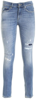 Slim-fit Jeans voor Vrouwen Dondup , Blue , Dames - W28