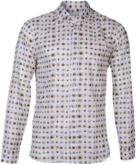 Slim Fit Katoenen Overhemd met Italiaanse Kraag Xacus , Multicolor , Heren - 2Xl,L,M