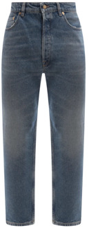 Slim Fit Katoenen Straight Jeans Golden Goose , Blue , Heren - W30,W31