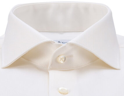 Slim fit overhemd met lange mouwen - maat 38 (S) Wit