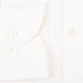 Slim fit overhemd met lange mouwen Wit - 38 (S)