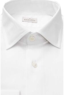 Slim Fit Overhemd Wit - L