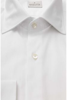 Slim Fit Overhemd Wit - L