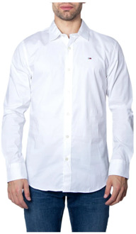 slim fit overhemd Wit - XS