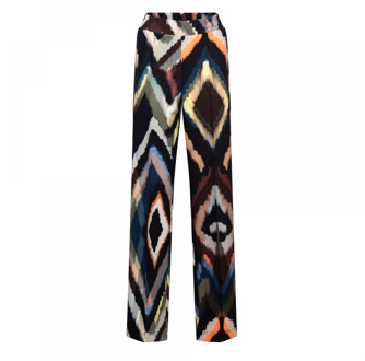 Slim Fit Pantalon met Pintuck-detail &Co Woman , Multicolor , Dames - 2Xl,Xl