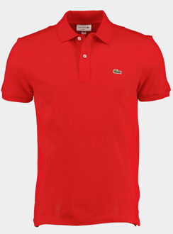 slim fit polo Rood - XL