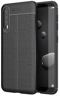 Slim-Fit Premium Huawei P20 Pro TPU Hoesje - Zwart