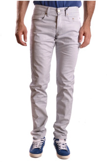 Slim-Fit Stijlvolle Jeans voor Mannen Siviglia , Gray , Heren - W30