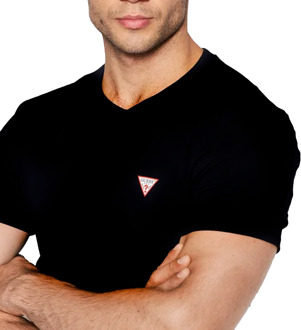 Slim Fit T-Shirt Zwart - S