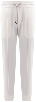 Slim-fit Trousers Brunello Cucinelli , White , Heren - 2Xl,L,S