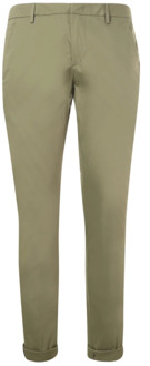 Slim-fit Trousers Dondup , Green , Heren - W36,W35,W30,W32,W31,W34,W33