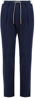 Slim-fit Trousers Eleventy , Blue , Heren - W38,W40